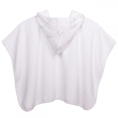 Blanc Avenue Bébé Poncho De Bain 2-4 Ans Aqua 2 Blanc Avenue Bébé Poncho De Bain 2-4 Ans Aqua – Image 2