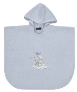 Sensei Maison Poncho De Bain Enfant Ciel Taille Unique (4 - 8 Ans)