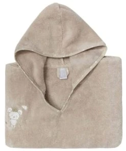 Sensei Maison Poncho De Bain Enfant En Coton Peigné Sable Taille Unique (4 - 8 Ans) -Bloom-boutique poncho de bain enfant en coton peigne sable taille unique 4 8 ans 2