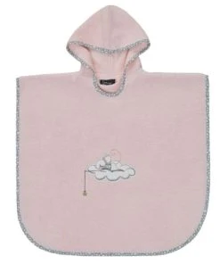 Sensei Maison Poncho De Bain Enfant Rose Taille Unique (4 - 8 Ans)