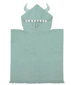 SunnyLife Poncho De Plage Vert Monstre (3 Ans Et +)