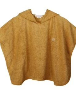 Eveil Et Nature Poncho Eponge 0/24 Mois Coton Bio Beige -Bloom-boutique poncho eponge 0 24 mois coton bio ambre gamme bio unis 1