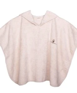 Eveil Et Nature Poncho Eponge 0/24 Mois Coton Bio Beige