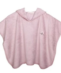 Eveil Et Nature Poncho Eponge 0/24 Mois Coton Bio Gris -Bloom-boutique poncho eponge 0 24 mois coton bio bois de rose gamme bio unis 3