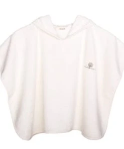 Eveil Et Nature Poncho Eponge 0/24 Mois Coton Bio Beige -Bloom-boutique poncho eponge 0 24 mois coton bio ecru gamme bio unis