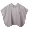 Eveil Et Nature Poncho Eponge 0/24 Mois Coton Bio Gris