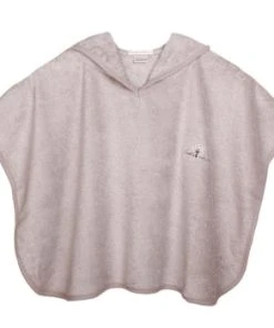 Eveil Et Nature Poncho Eponge 0/24 Mois Coton Bio Pêche -Bloom-boutique poncho eponge 0 24 mois coton bio taupe gamme bio unis 4