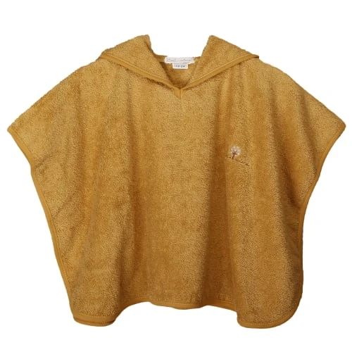 Eveil Et Nature Poncho Eponge 2/4 Ans Coton Bio Ambre 1 Eveil Et Nature Poncho Eponge 2/4 Ans Coton Bio Ambre