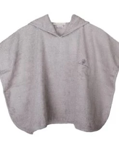 Eveil Et Nature Poncho Eponge 2/4 Ans Coton Bio Gris -Bloom-boutique poncho eponge 2 4 ans coton bio gris gamme bio unis 1