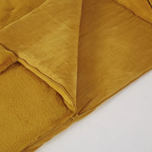 Maisons Du Monde Sac De Couchage Enfant Tigre Jaune Moutarde, Gris Anthracite Et écru 3 Maisons Du Monde Sac De Couchage Enfant Tigre Jaune Moutarde, Gris Anthracite Et écru – Image 3