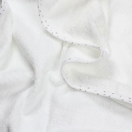 KINOUSSES Set De Bain Bébé Blanc Éponge 3 KINOUSSES Set De Bain Bébé Blanc Éponge – Image 3