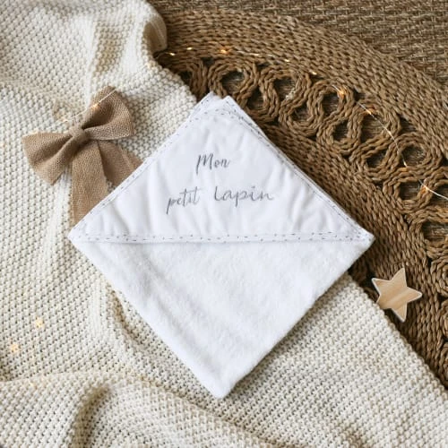 KINOUSSES Set De Bain Bébé Blanc Éponge 5 KINOUSSES Set De Bain Bébé Blanc Éponge – Image 5