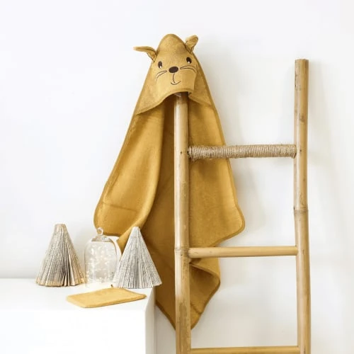 KINOUSSES Set De Bain Bébé Moutarde Éponge 5 KINOUSSES Set De Bain Bébé Moutarde Éponge – Image 5