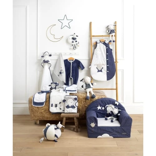 Sauthon Sortie De Bain 75x75cm Et Son Gant En Coton Blanc 4 Sauthon Sortie De Bain 75x75cm Et Son Gant En Coton Blanc – Image 4