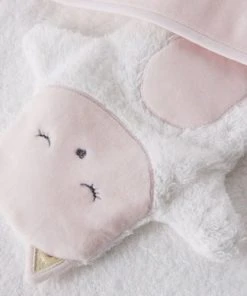 Maisons Du Monde Sortie De Bain Bébé En Coton Blanche Avec Tête De Chat 80x80 -Bloom-boutique sortie de bain bebe en coton blanche avec tete de chat 80x80 1000 1 37 206636 3