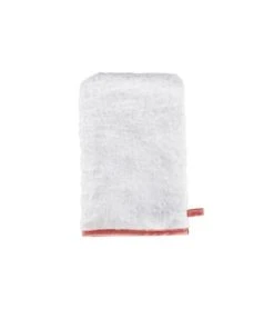 Alternative view of Maisons Du Monde Sortie De Bain Bébé En Gaze De Coton Bouclettes Et Broderie Rose Et écrues