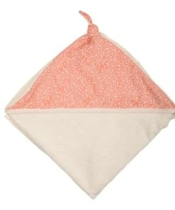 Chouchouette Sortie De Bain Corail étoiles