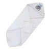 Home Maison Sortie De Bain Et Gant Enfant Ourson Gris/Blanc 75x75