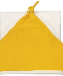 Chouchouette Sortie De Bain Gaze De Coton Ocre