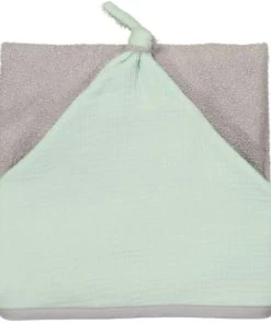 Chouchouette Sortie De Bain Gaze De Coton Vert Amande