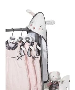 Sauthon Sortie De Bain Lapin 75x75cm Et Gant En Coton Polyuréthane Blanc 5 Sauthon Sortie De Bain Lapin 75x75cm Et Gant En Coton Polyuréthane Blanc -Bloom-boutique sortie de bain lapin 75x75cm et gant en coton polyurethane blanc 2