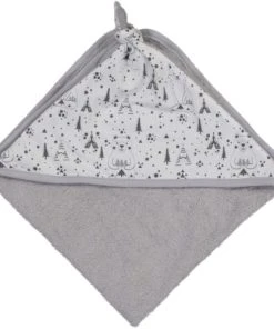 Chouchouette Sortie De Bain Renard Noir Et Blanc