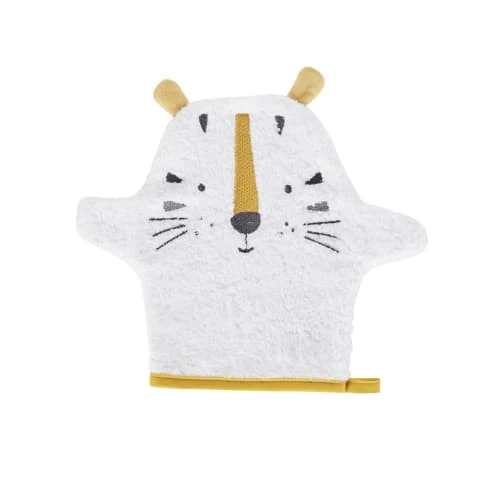 Maisons Du Monde Sortie De Bain Tigre Blanche, Jaune Et Noire, 100x100 2 Maisons Du Monde Sortie De Bain Tigre Blanche, Jaune Et Noire, 100x100 – Image 2