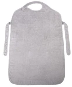 Eveil Et Nature Tablier De Bain éponge 70x100 Cm Coton Bio Gris -Bloom-boutique tablier de bain eponge 70x100 cm coton bio gris gamme bio unis