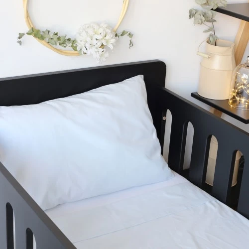 KINOUSSES Taie D'oreiller Bébé Bleu Coton 2 KINOUSSES Taie D'oreiller Bébé Bleu Coton – Image 2