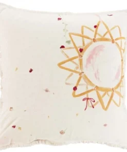 Carré Blanc Taie D'oreiller Carrée Pur Coton Biologique 64 X 64 Cm