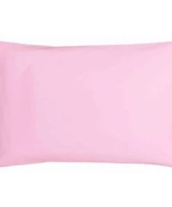 P'tit Basile Taie D'oreiller Coton Bio Rose 40x60