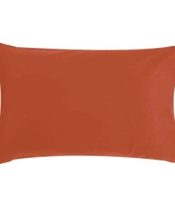 P'tit Basile Taie D'oreiller Coton Bio Rouge 40x60
