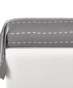 Becquet Taie D'oreiller Enfant 43x140 Grise En Coton