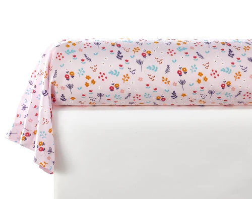 Becquet Taie D'oreiller Enfant 43x140 Rose En Coton 1 Becquet Taie D'oreiller Enfant 43x140 Rose En Coton