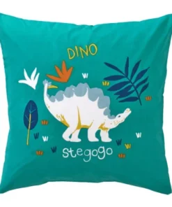 Becquet Taie D'oreiller Enfant 65x65 Vert En Coton