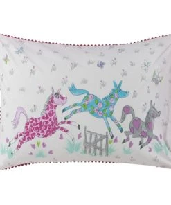 Designers Guild Taie D'oreiller Enfant En Coton Rose 50x70