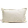 BLEU CALIN Taie D'oreiller Enfant Enveloppe Coton Bio Certifié Gots Ecru 40x60cm