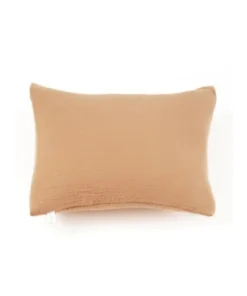 Cocoeko Taie D'oreiller Enfant Gaze De Coton Camel (40x60 Cm)