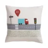 Becquet Taie D'oreiller Enfant Réversible 63x63 Grise En Coton