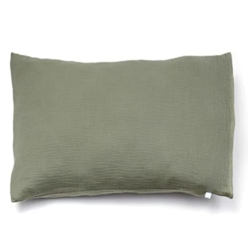 Cocoeko Taie D'oreiller Gaze De Coton Vert Sauge (40x60 Cm) 1 Cocoeko Taie D'oreiller Gaze De Coton Vert Sauge (40x60 Cm)