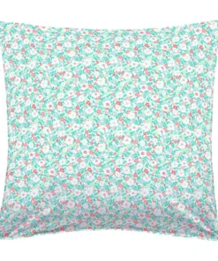 Blanc Cerise Taie D'oreiller Imprimée En Coton 65x65 Cm Multicolore -Bloom-boutique taie d oreiller imprimee en coton 65x65 cm multicolore 2