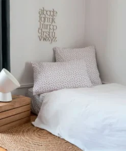 Carré Blanc Taie D'oreiller Rectangulaire Réversible Coton Biologique Chat 50 X 7 -Bloom-boutique taie d oreiller rectangulaire reversible coton biologique chat 50 x 7 2