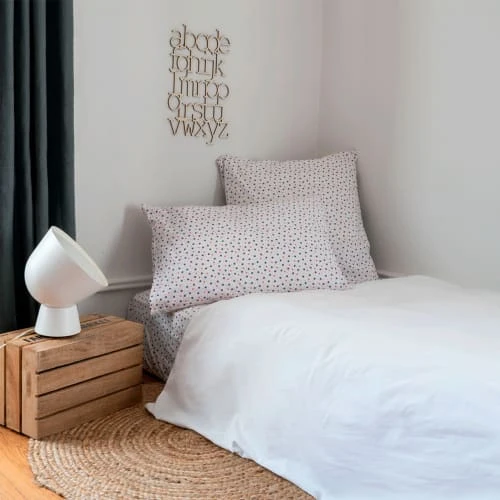 Carré Blanc Taie D'oreiller Rectangulaire Réversible Coton Biologique Renard 50 X 4 Carré Blanc Taie D'oreiller Rectangulaire Réversible Coton Biologique Renard 50 X – Image 4