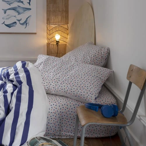 Carré Blanc Taie D'oreiller Rectangulaire Réversible Coton Biologique Renard 50 X 5 Carré Blanc Taie D'oreiller Rectangulaire Réversible Coton Biologique Renard 50 X – Image 5