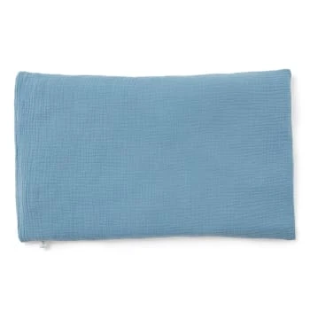 Cocoeko Taie D'oreiller Gaze De Coton Vert Sapin (40x60cm) 2 Cocoeko Taie D'oreiller Gaze De Coton Vert Sapin (40x60cm) – Image 2
