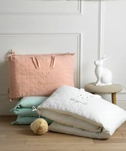 Sauthon Original Tour De Lit 140x19cm En Coton Blanc -Bloom-boutique tour de lit 140x19cm en coton blanc 4