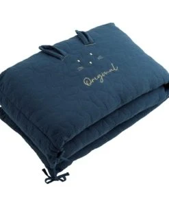 Sauthon Original Tour De Lit 140x19cm En Coton Bleu Nuit