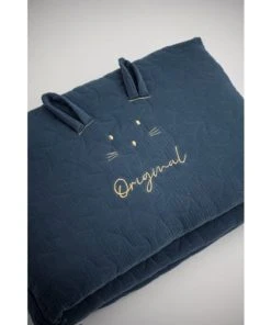Sauthon Original Tour De Lit 140x19cm En Coton Bleu Nuit 9 Sauthon Original Tour De Lit 140x19cm En Coton Bleu Nuit -Bloom-boutique tour de lit 140x19cm en coton bleu nuit 3