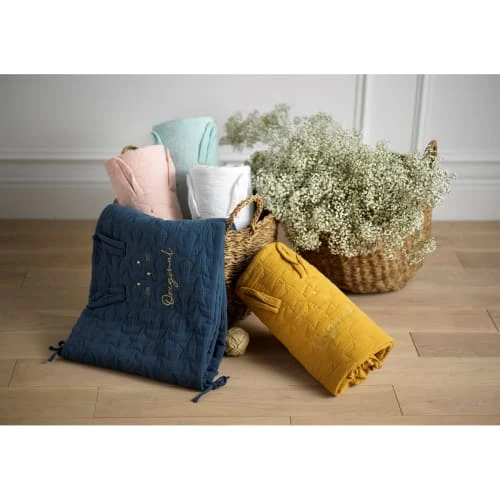 Sauthon Original Tour De Lit 140x19cm En Coton Jaune 5 Sauthon Original Tour De Lit 140x19cm En Coton Jaune – Image 5