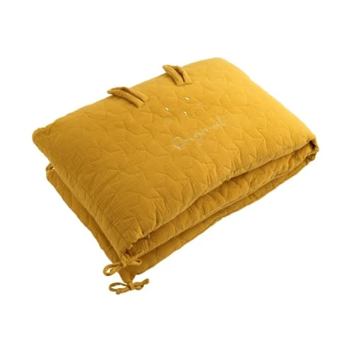 Sauthon Original Tour De Lit 140x19cm En Coton Jaune 1 Sauthon Original Tour De Lit 140x19cm En Coton Jaune
